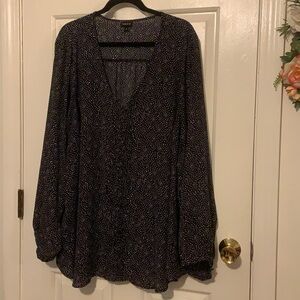 Torrid Polka Dot Blouse